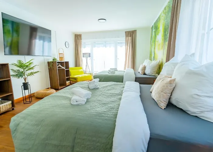 דירה The Big Muenster Fuer Bis Zu 12, Whirlpool, Sauna, Zentral, Tischfussball, Balkon, Gasgrill *