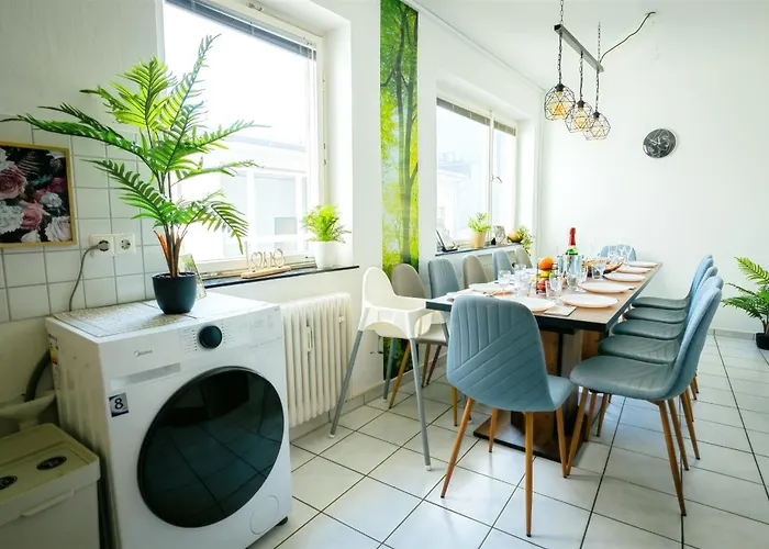 The Big Muenster Fuer Bis Zu 12, Whirlpool, Sauna, Zentral, Tischfussball, Balkon, Gasgrill דירה אולם